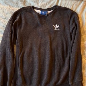 Mens medium adidas gray crew neck sweatshirt
